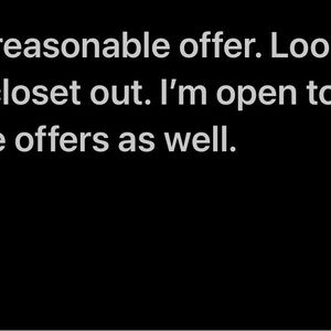 Big Sale on Entire Closet. Reasonable offers accepted.